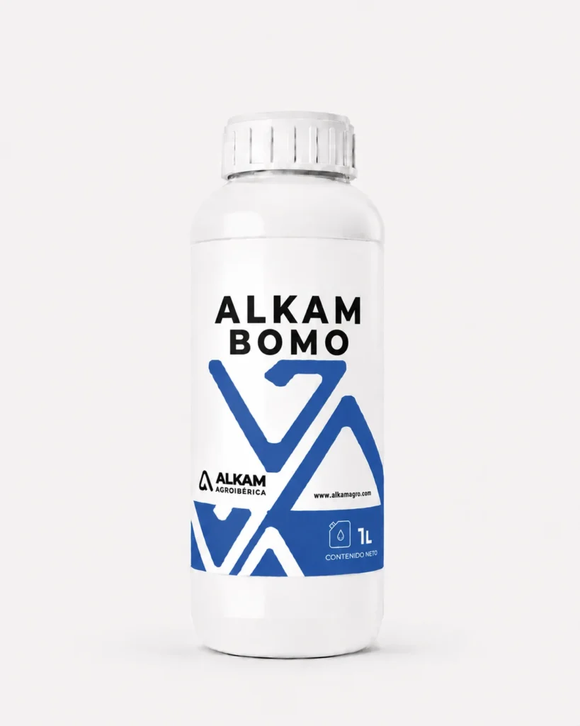 Envase de ALKAM BOMO, gama Correctores de carencias de Alkama Agro