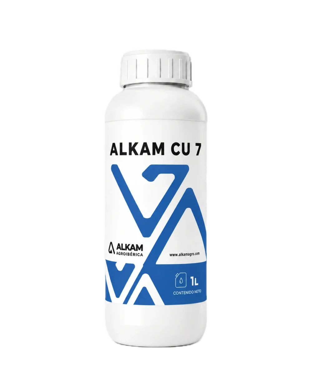Envase de ALKAM CU 7, gama Correctores de carencias de Alkama Agro