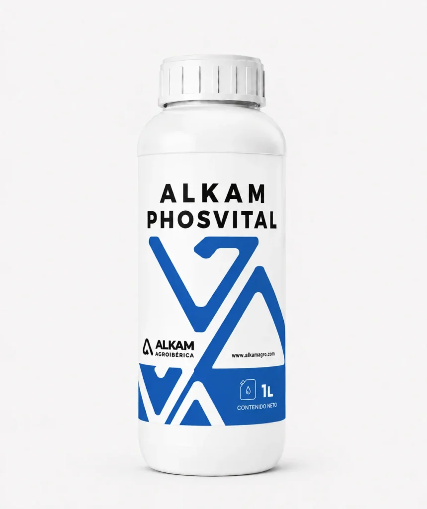 Envase de ALKAM PHOSVITAL, gama Correctores de carencias de Alkama Agro