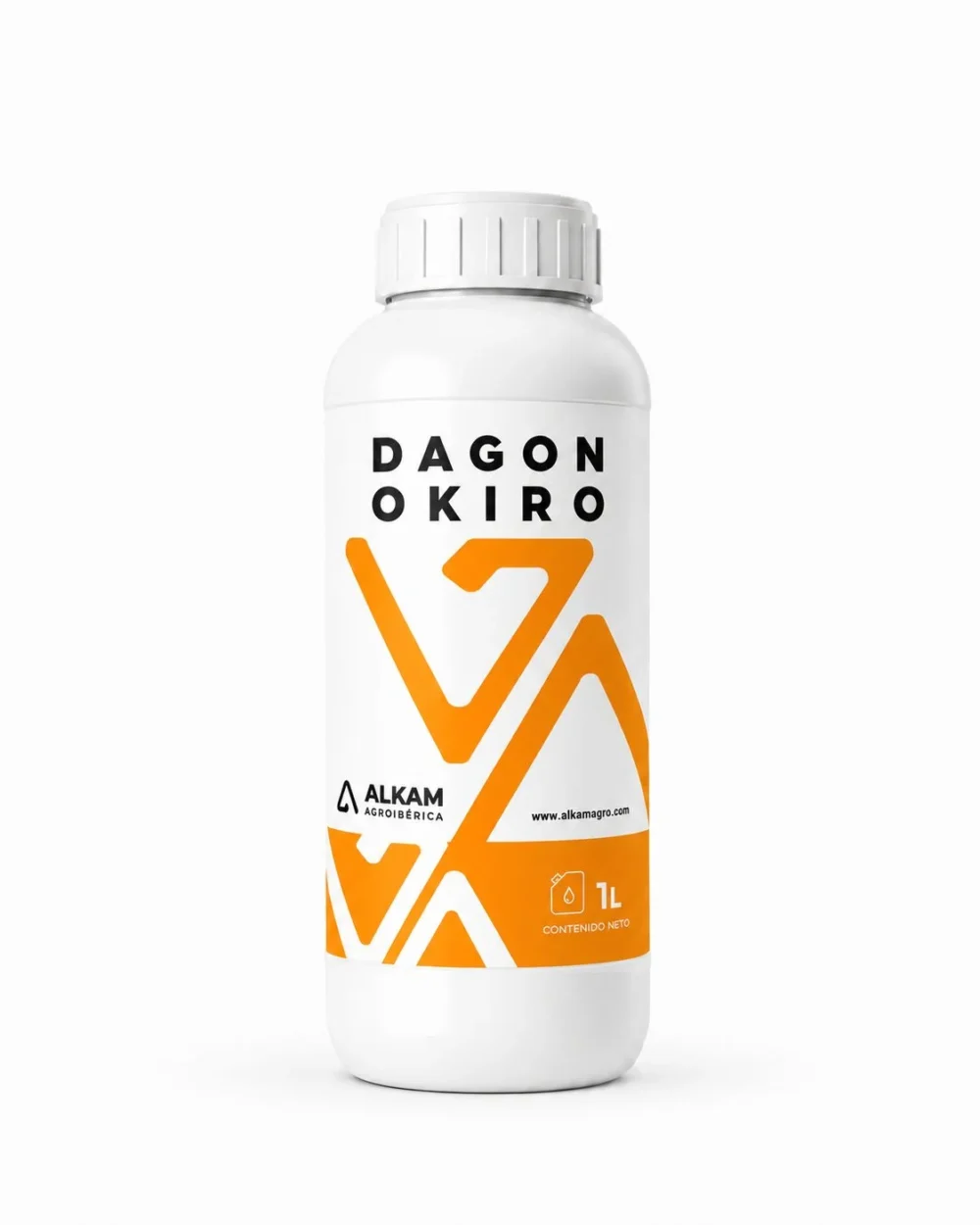 Envase de DAGON OKIRO, gama Mejoradores de suelo de Alkama Agro