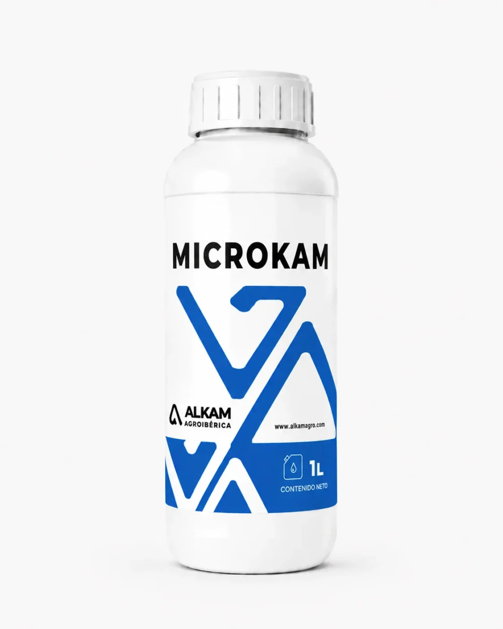 Envase de MICROKAM, gama Correctores de carencias de Alkama Agro