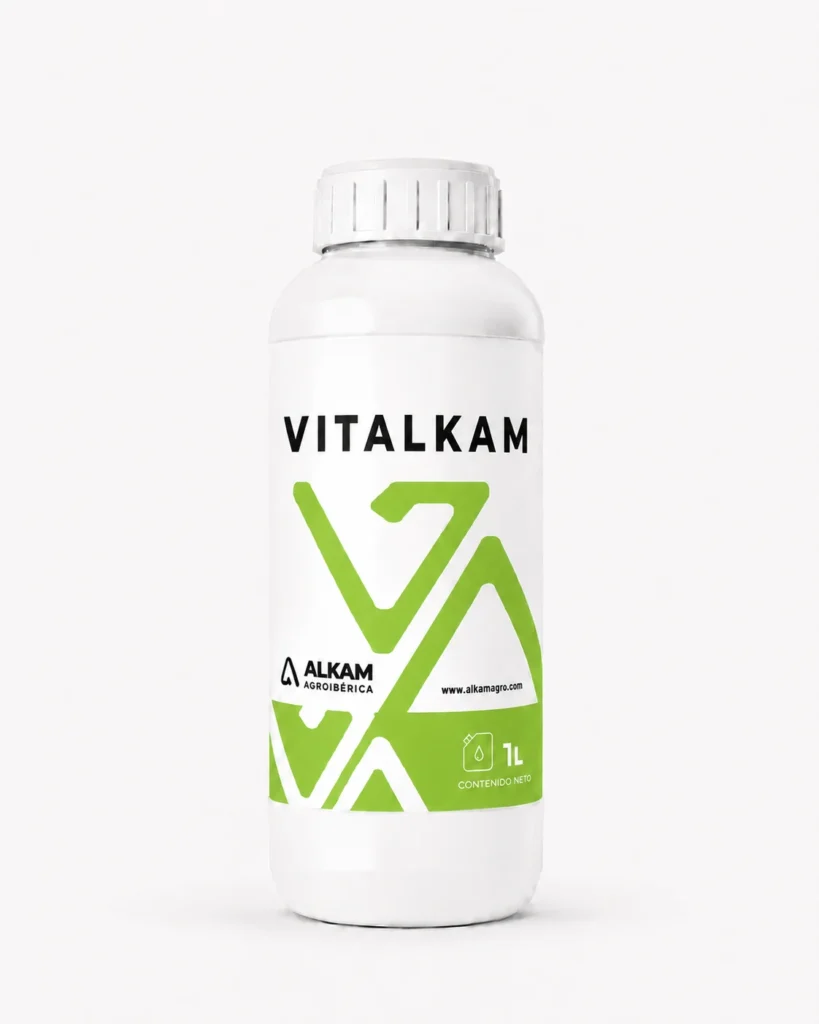 Conditionnement de VITALKAM, gamme Biostimulants d’Alkama Agro